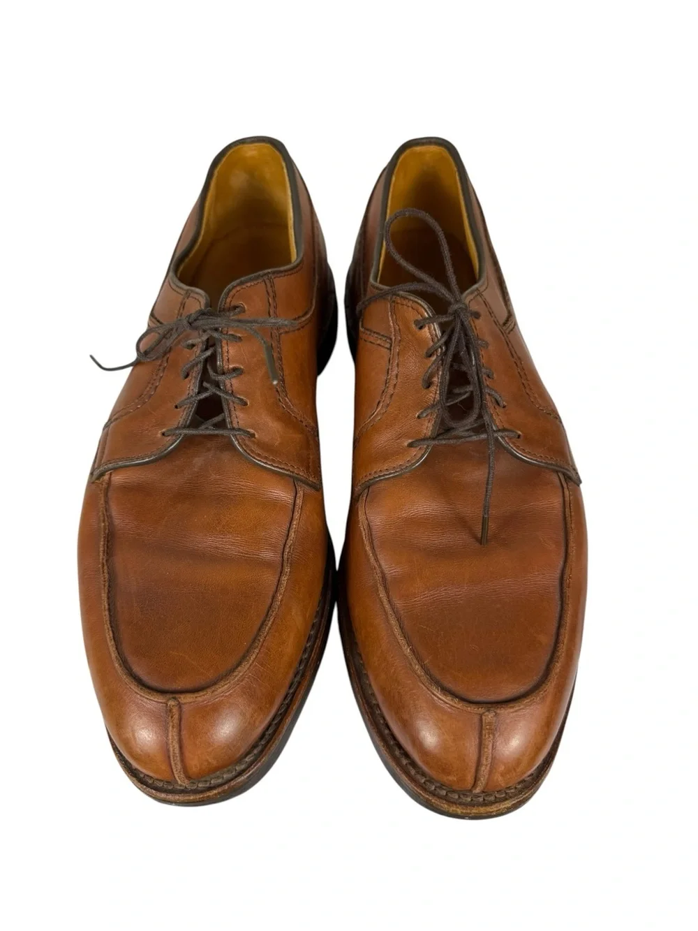 Allen Edmonds Stockbridge Lace Up Split Toe Leather Oxford Comfort Shoes 11.5 B